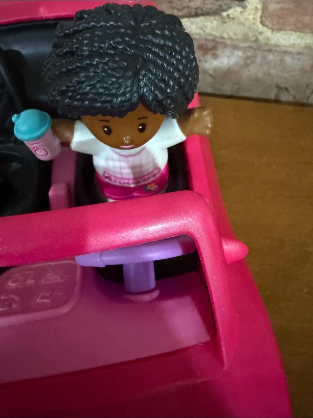Little People Barbie Hot Pink Convertible Car with sounds and music